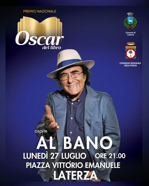 "Oscar del libro" Al Bano presenta il suo ultimo volume "Il sole dentro"