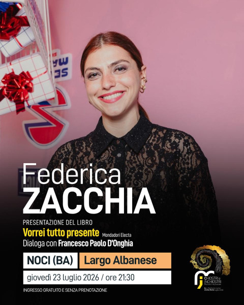 Federica Zacchia a Chiostri e Inchiostri 2026
