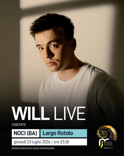 WILL Live a Chiostri e Inchiostri 2026
