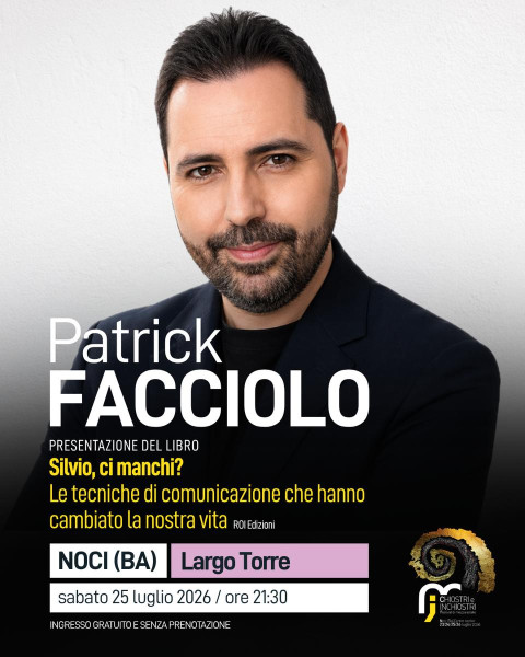 Patrick Facciolo a Chiostri e Inchiostri 2026