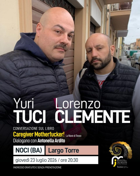 Yuri Tuci e Lorenzo Clemente a Chiostri e Inchiostri 2026